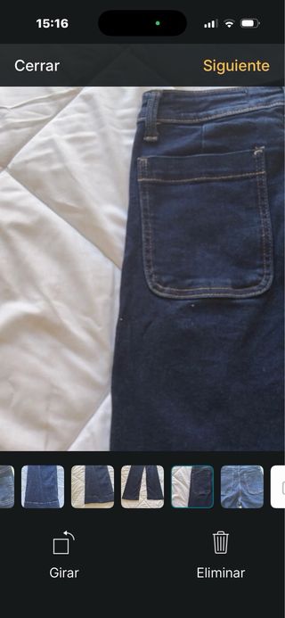 Tejanos campana Bershka talla S