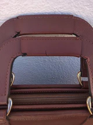 Borsa lavoro vintage anni '80 vera pelle