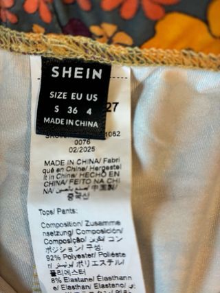 Pantalón hippie floral mujer