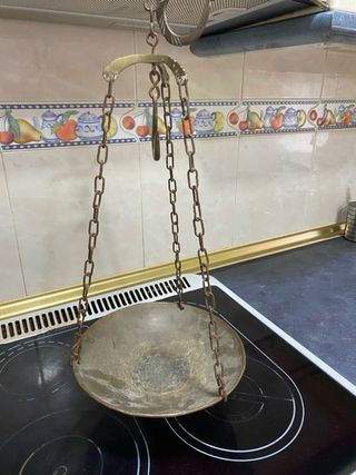 Balanza romana antigua siglo XIX – decoración rúst