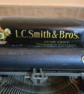 Máquina de Escribir L.C. Smith & Bros Vintage