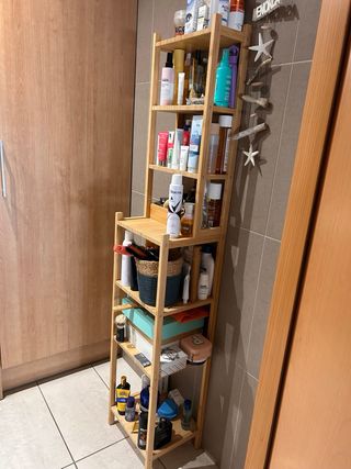 Estantería Bambú IKEA Baño