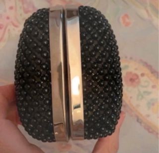 Bolso negro de fiesta