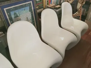 Conjunto 4 Sillas Panton Blancas