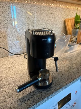 Cafetera Create para café molido y monodosis 55mm