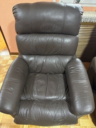 Poltrona relax elettrica in pelle power lift Boston