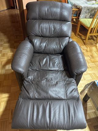 Poltrona relax elettrica in pelle power lift Boston