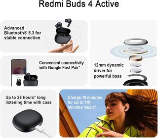 Xiaomi Redmi Buds 4 Active Auriculares Bluetooth 5