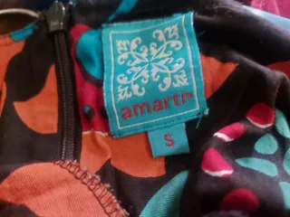 Vestido estampado floral manga larga