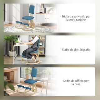 Sedia Ergonomica a Inginocchiatoio con Movimento a