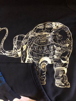 Felpa Adidas Nera con Stampe