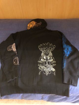 Felpa Adidas Nera con Stampe