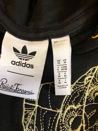 Felpa Adidas Nera con Stampe