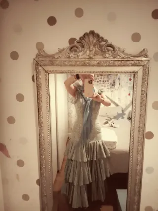 Traje de flamenca volantes