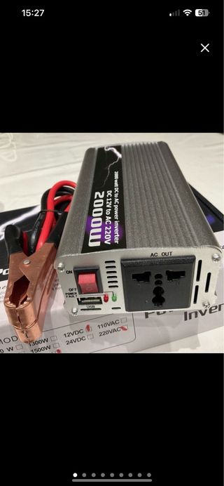 Inverter 2000W 12V DC a 220V AC