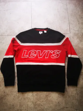 Sudadera Levi's Negra y Roja