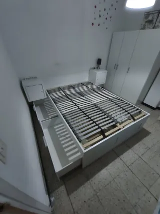 Mesita de noche Ikea blanca