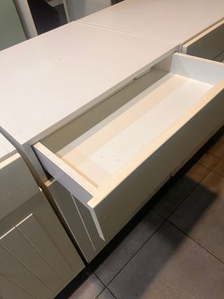 Módulos de cocina Ikea beige. Tengo la encimera tb