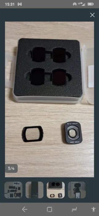 Filtro Niebla Negro Osmo Pocket 3 INSYOO