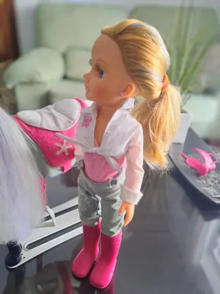 Lote Nancy, caballo Nancy y caballo Barbie