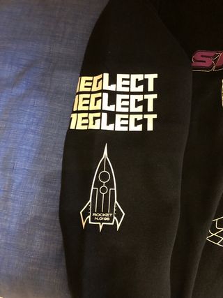 Felpa uomo Spaceman nera