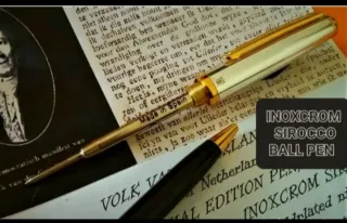 INOXCROM SIROCCO PLATA 925 Y NEGRO  (BOLIGRAFO)