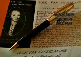 INOXCROM SIROCCO PLATA 925 Y NEGRO  (BOLIGRAFO)