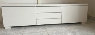 Mueble TV BESTÅ BURS Ikea Blanco