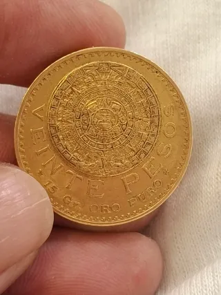 Moneda Oro 20 pesos '18