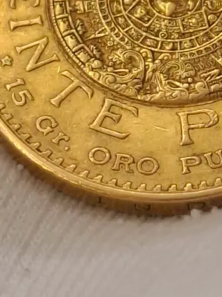 Moneda Oro 20 pesos '18