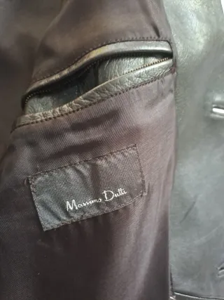 Chaquetón de Piel Marrón