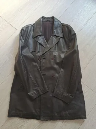 Chaquetón de Piel Marrón