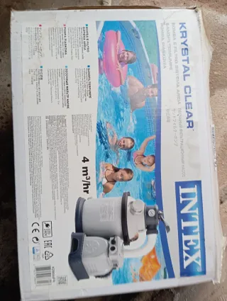 Depuradora Arena Intex Kristal Clear 4 m³/hr