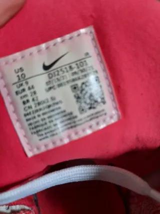 Nike Hombre Blancas y Rojas Originales