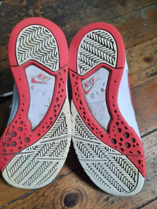 Nike Hombre Blancas y Rojas Originales