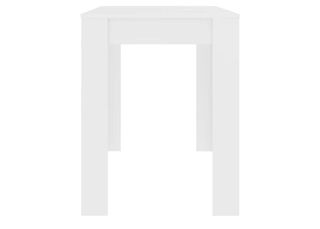 Mesa de comedor de madera contrachapada blanca!