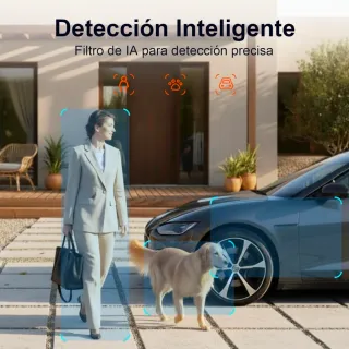 Cámara Vigilancia Exterior Solar WiFi Alexa