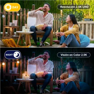 Cámara Vigilancia Exterior Solar WiFi Alexa