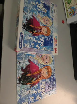 Puzzle Frozen Elsa y Anna. Completo