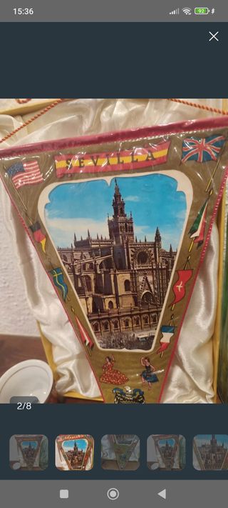 Banderín Sevilla precioso de los años 50