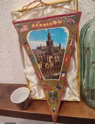 Banderín Sevilla precioso de los años 50