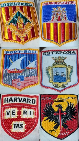 Parches bordados ciudades España