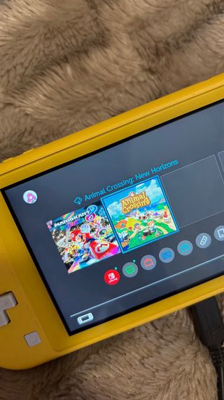 Nintendo Switch Lite con juegos