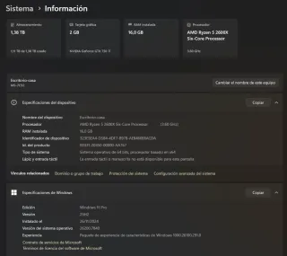 Ryzen 5 2600x 16gb ram GTX 750 ti 2gb