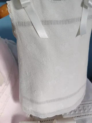 Lote Ropa Bebé Niña: Vestido y faldón cintura