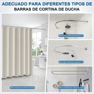 Cortina Baño Impermeable Cortinas Baño EVA Cortina