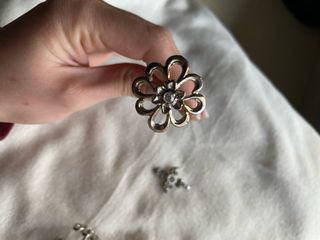 Aderezo Fallera Niña Plata