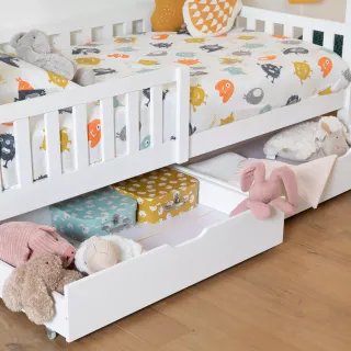 PACK 2 CAJONES BLANCOS PARA CAMA