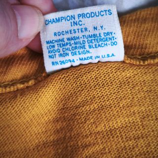 Camiseta Champion Vintage Wisconsin 70s/80s