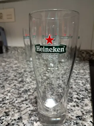 Pack 9 Vasos Cerveza Heineken Originales